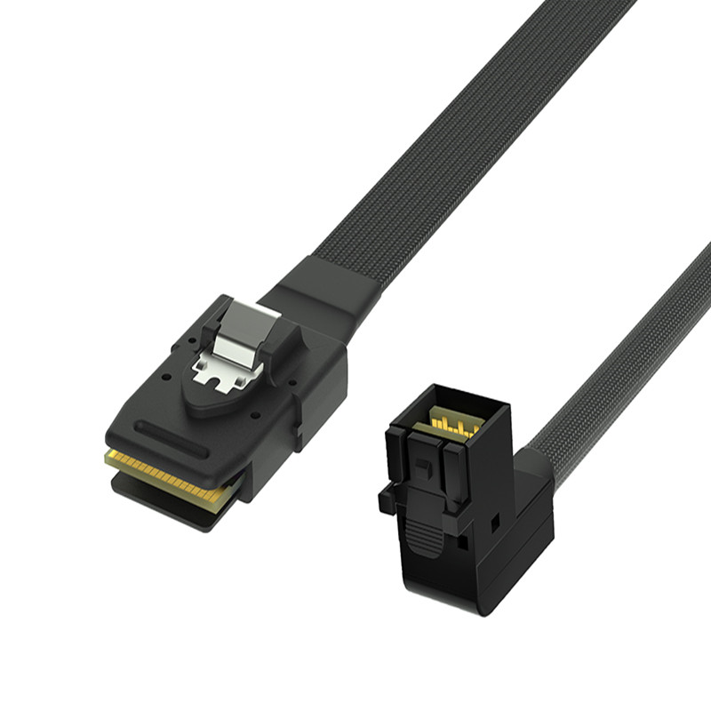 MINISAS SFF8643 TO MINISAS SFF8087 (90°Angle) Internal Cable
